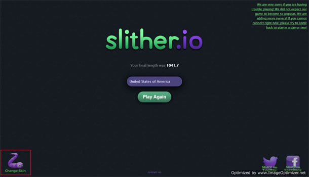 Slitherio Skins