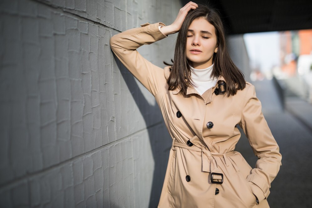 Leather Trench Coat