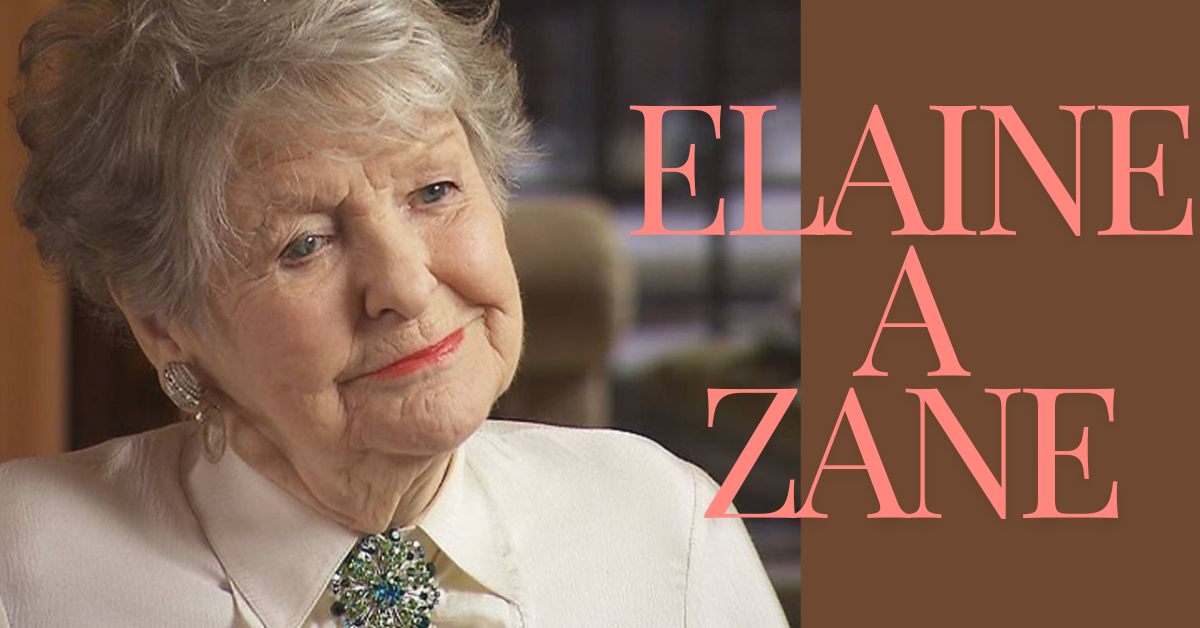 elaine a zane