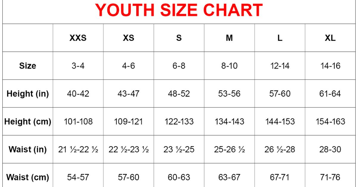 Perfect Fit: Youth Shirt Size Chart for Every Age