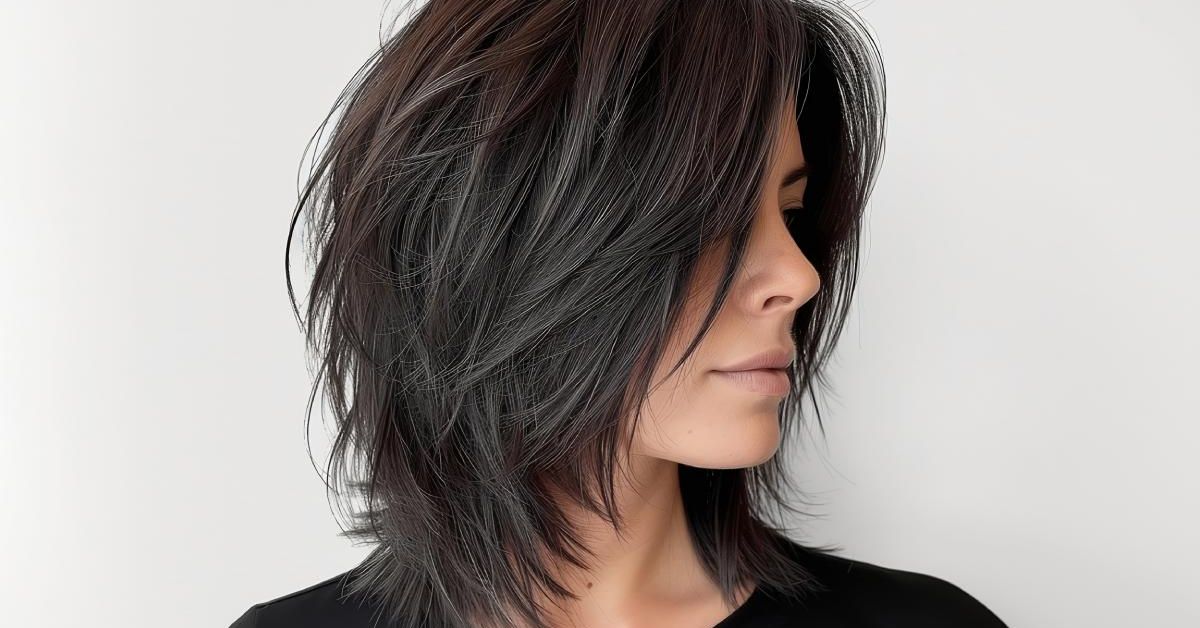 layered low maintenance medium length hairstyles