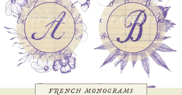 french fashion monogram since 1962