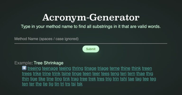 acronym generator