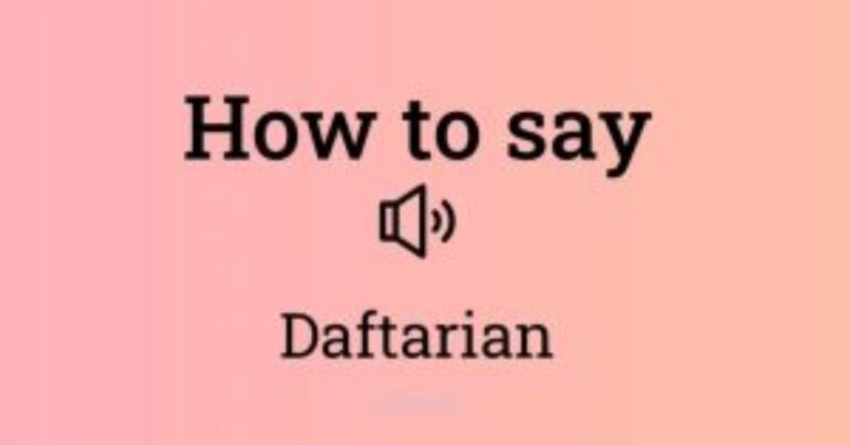 daftarian how to pronounce