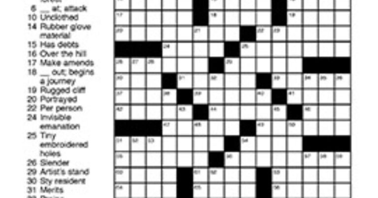 some experts on viruses nyt crossword