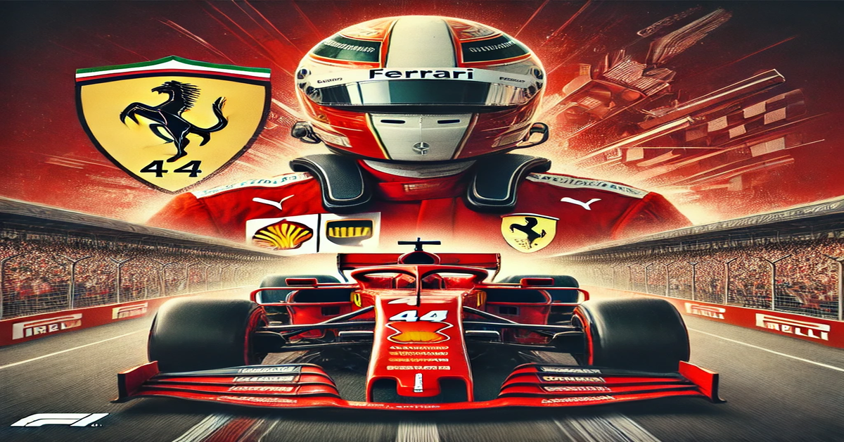 Lewis Hamilton Ferrari Intersection Legendary Driver Iconic Team