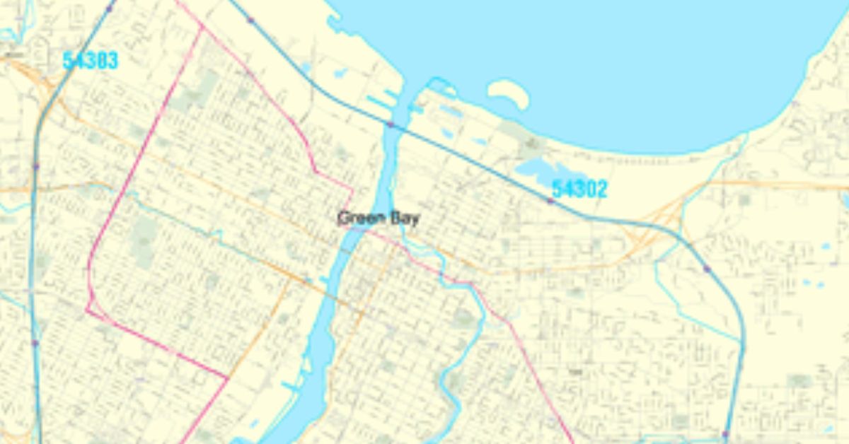 green bay zip code