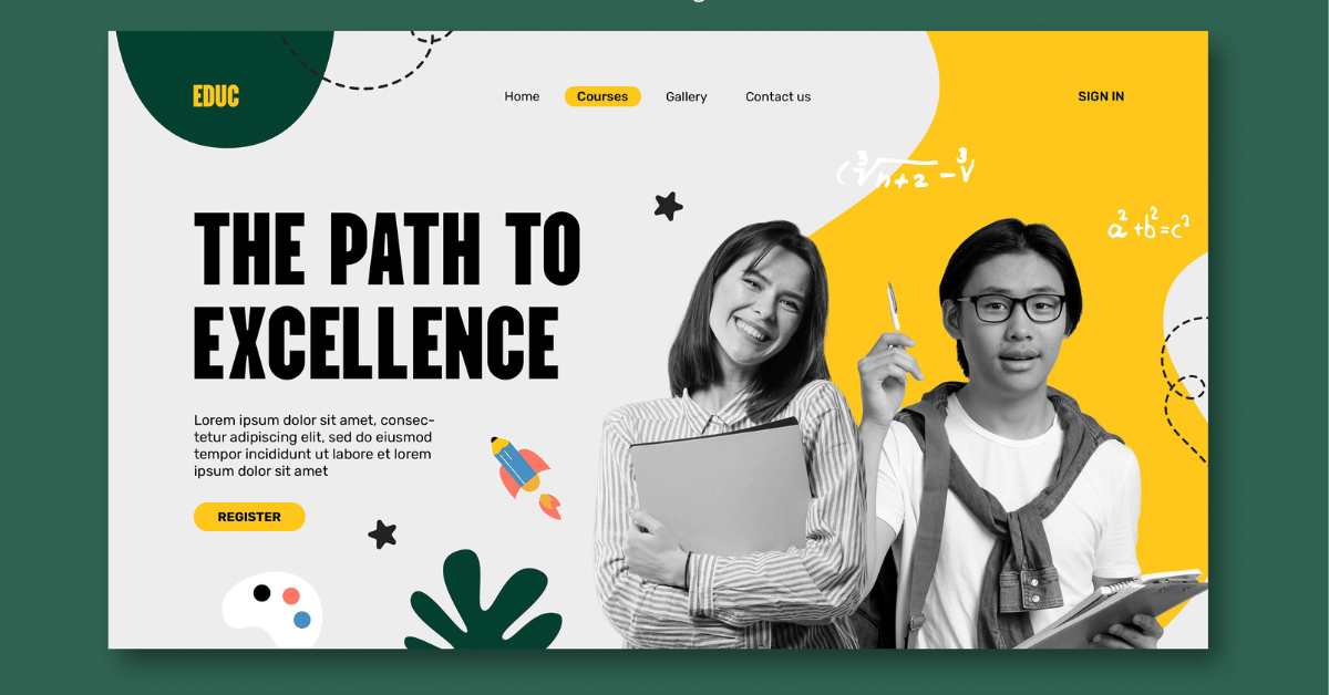 student startup page