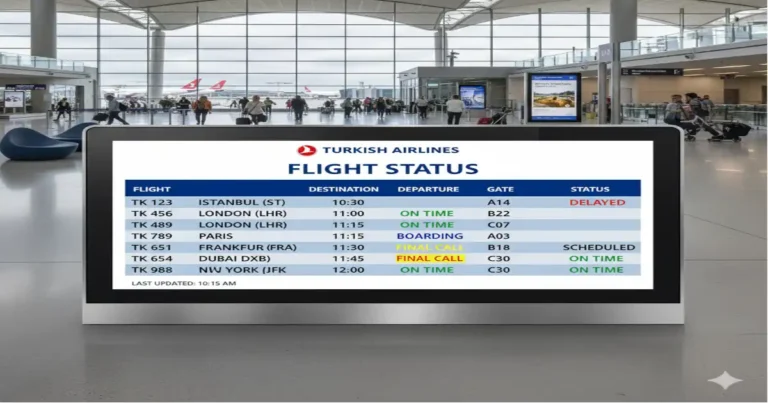 Check Turkish Airlines Flight Status Now