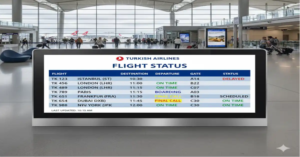 Check Turkish Airlines Flight Status Now