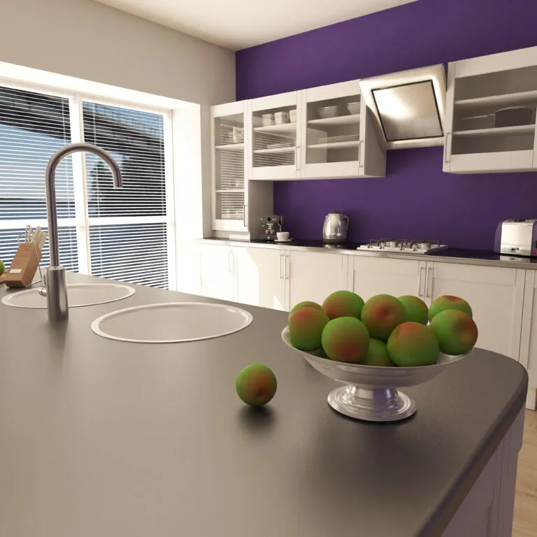 Render 3d Contemporary Kitchen