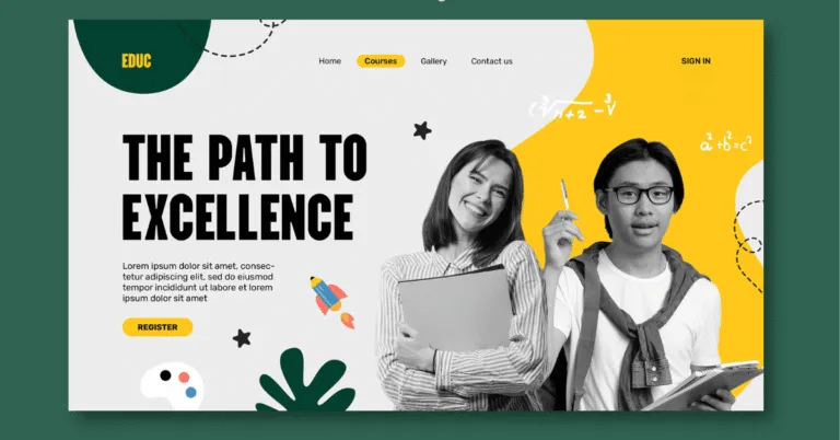 student startup page